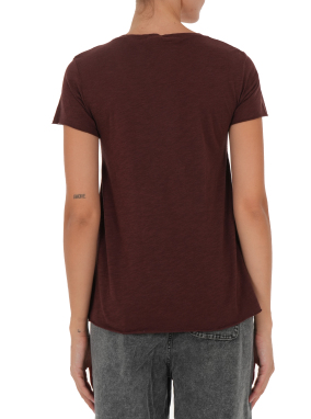 ΓΥΝΑΙΚΕΙΟ T-SHIRT | Μπορντό S