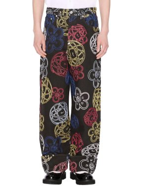 ΑΝΔΡΙΚΟ DENIM ΠΑΝΤΕΛΟΝΙ KENZO X FUTURA 2000 | Καφέ 33