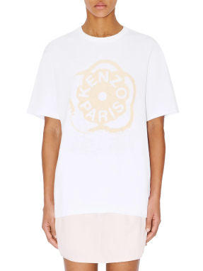 ΓΥΝΑΙΚΕΙΟ T-SHIRT BOKE FLOWER | Λευκό S