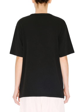 ΓΥΝΑΙΚΕΙΟ T-SHIRT BOKE FLOWER | Μαύρο S