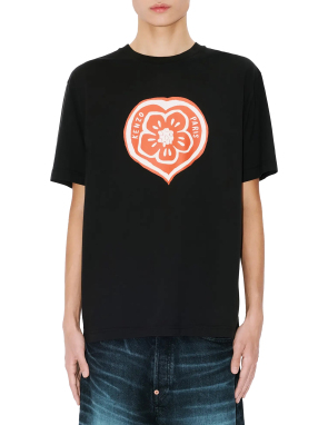 ΑΝΔΡΙΚΟ T-SHIRT KENZO BOKE HEART | Μαύρο XL