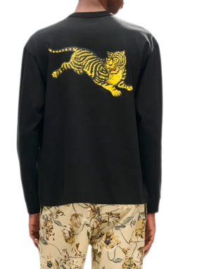 ΑΝΔΡΙΚΗ ΜΠΛΟΥΖΑ KENZO JUMPING TIGER | Μαύρο XL
