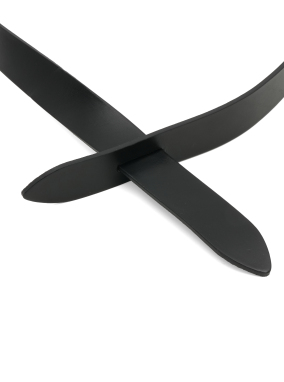 ΓΥΝΑΙΚΕΙΑ ΔΕΡΜΑΤΙΝΗ ΖΩΝΗ LECCE | Μαύρο M