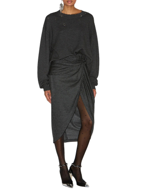 ΓΥΝΑΙΚΕΙΟ ΠΟΥΛΟΒΕΡ CASSANDRE | Γκρι Σκούρο FR 40