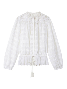 ΓΥΝΑΙΚΕΙΟ ΠΟΥΚΑΜΙΣΟ POLLY | Λευκό FR 40