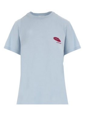 ΓΥΝΑΙΚΕΙΟ T-SHIRT ZEWEL | Γαλάζιο S