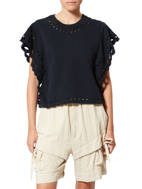 ΓΥΝΑΙΚΕΙΟ ΤΟΠ ODYLE | Μαύρο XS