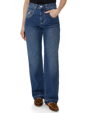 ΓΥΝΑΙΚΕΙΟ DENIM ΠΑΝΤΕΛΟΝΙ JEYDA | Μπλε FR 40