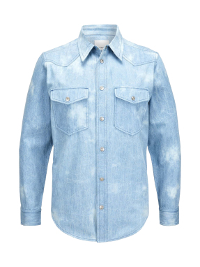 ΑΝΔΡΙΚΟ DENIM ΠΟΥΚΑΜΙΣΟ TASCO | Γαλάζιο XL