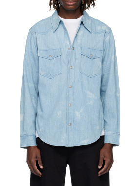 ΑΝΔΡΙΚΟ DENIM ΠΟΥΚΑΜΙΣΟ TASCO | Γαλάζιο XL