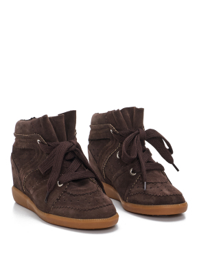 ΓΥΝΑΙΚΕΙΑ SNEAKERS BOBBY | Καφέ Σκούρο 41