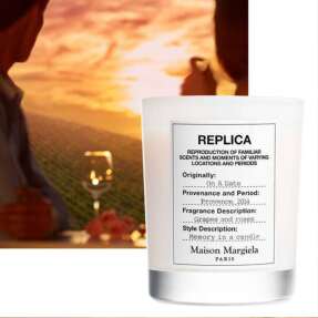 REPLICA ON A DATE SCENTED CANDLE | 165gr