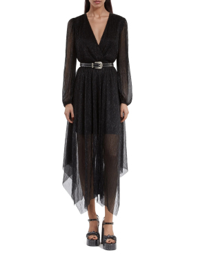 ΜΑΞΙ ΠΛΙΣΕ ΦΟΡΕΜΑ | Μαύρο EU 36