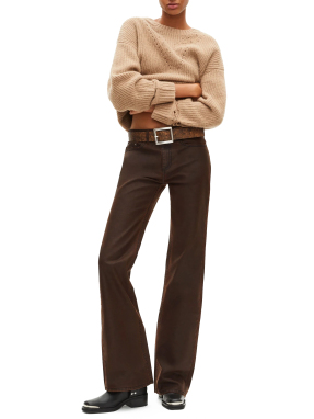 ΓΥΝΑΙΚΕΙΟ DENIM ΠΑΝΤΕΛΟΝΙ | Καφέ EU 42