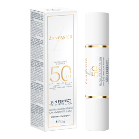 LANCASTER SUN PERFECT YOUTH PROTECTION SUN CLEAR & TINTED STICK SPF50 | 12gr