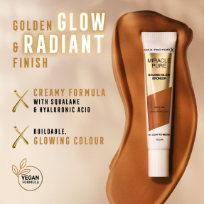 MIRACLE PURE GOLDEN GLOW BRONZER | 001 Light-To-Medium