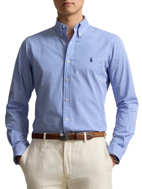 ΑΝΔΡΙΚΟ ΡΙΓΕ ΠΟΥΚΑΜΙΣΟ | Μπλε XXL