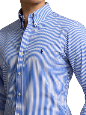 ΑΝΔΡΙΚΟ ΡΙΓΕ ΠΟΥΚΑΜΙΣΟ | Μπλε XXL