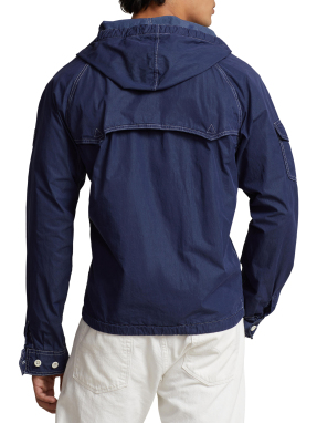 ΑΝΔΡΙΚΟ JACKET ΜΕ ΚΟΥΚΟΥΛΑ | Μπλε XXL