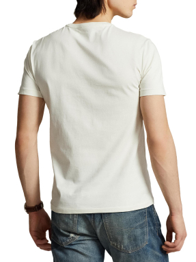 ΑΝΔΡΙΚΟ T-SHIRT ΜΕ ΛΟΓΟΤΥΠΟ | Εκρού M