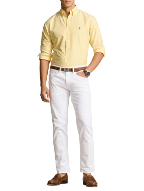 ΑΝΔΡΙΚΟ ΠΟΥΚΑΜΙΣΟ ΜΕ ΛΟΓΟΤΥΠΟ | Κίτρινο XXL