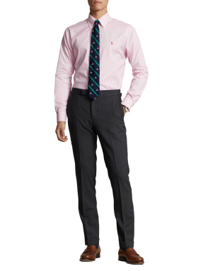 ΑΝΔΡΙΚΟ ΡΙΓΕ ΠΟΥΚΑΜΙΣΟ | Ροζ UK 17