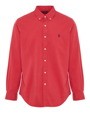 ΑΝΔΡΙΚΟ ΠΟΥΚΑΜΙΣΟ ΜΕ ΛΟΓΟΤΥΠΟ | Κόκκινο L