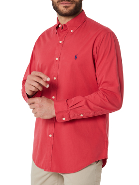 ΑΝΔΡΙΚΟ ΠΟΥΚΑΜΙΣΟ ΜΕ ΛΟΓΟΤΥΠΟ | Κόκκινο L