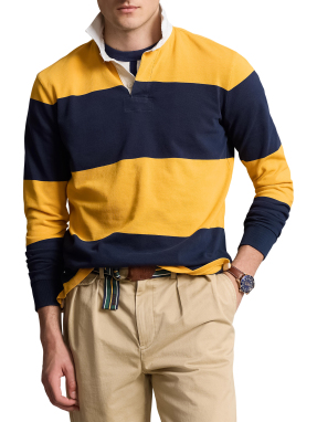 ΑΝΔΡΙΚΗ ΜΑΚΡΥΜΑΝΙΚΗ POLO ΜΠΛΟΥΖΑ | Ριγέ  L