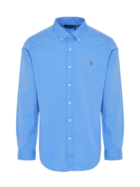 ΑΝΔΡΙΚΟ ΠΟΥΚΑΜΙΣΟ ΜΕ ΛΟΓΟΤΥΠΟ | Μπλε L