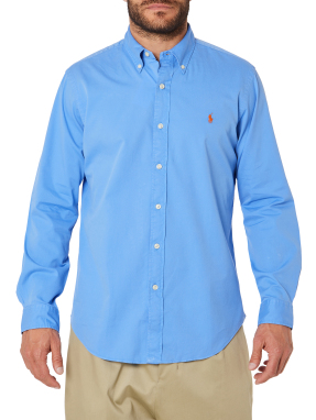 ΑΝΔΡΙΚΟ ΠΟΥΚΑΜΙΣΟ ΜΕ ΛΟΓΟΤΥΠΟ | Μπλε L