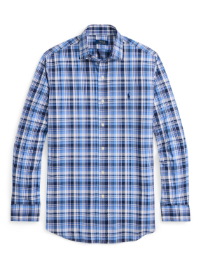 ΑΝΔΡΙΚΟ ΠΟΥΚΑΜΙΣΟ POPLIN | Μπλε M