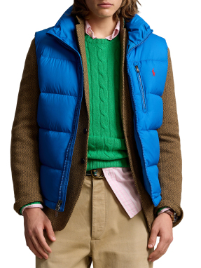 ΑΝΔΡΙΚΟ ΚΑΠΙΤΟΝΕ ΓΙΛΕΚΟ ΜΕ ΛΟΓΟΤΥΠΟ | Μπλε L