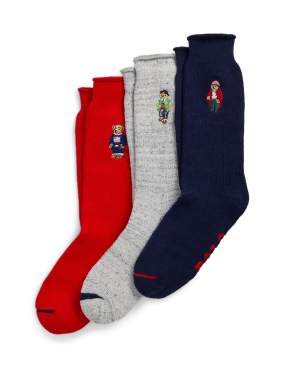 ΑΝΔΡΙΚΟ ΣΕΤ ΚΑΛΤΣΕΣ BEAR | Πολύχρωμο ONE SIZE