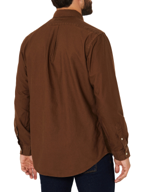 ΑΝΔΡΙΚΟ ΠΟΥΚΑΜΙΣΟ ΜΕ ΛΟΓΟΤΥΠΟ | Καφέ XXL