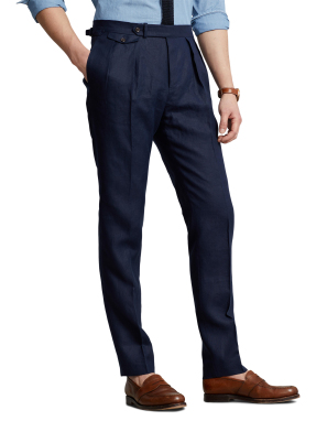 ΑΝΔΡΙΚΟ ΛΙΝΟ ΠΑΝΤΕΛΟΝΙ | Μπλε Σκούρο EU 30