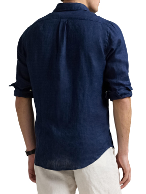 ΑΝΔΡΙΚΟ ΛΙΝΟ ΠΟΥΚΑΜΙΣΟ | Μπλε XL