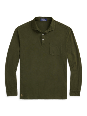 ΑΝΔΡΙΚΗ ΜΑΚΡΥΜΑΝΙΚΗ POLO ΜΠΛΟΥΖΑ | Χακί M