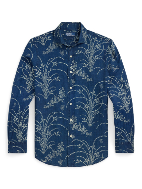 ΑΝΔΡΙΚΟ ΛΙΝΟ ΠΟΥΚΑΜΙΣΟ | Μπλε XL