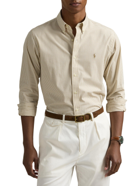 ΑΝΔΡΙΚΟ ΠΟΥΚΑΜΙΣΟ ΠΟΠΛΙΝΑ | Μπεζ XXL