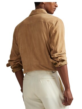 ΑΝΔΡΙΚΟ SUEDE ΠΟΥΚΑΜΙΣΟ | Μπεζ L