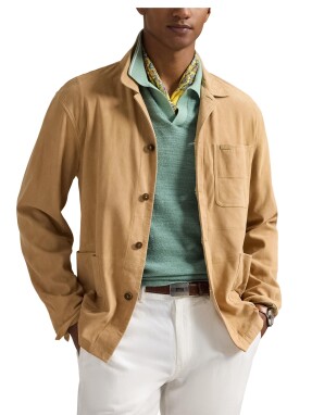 ΑΝΔΡΙΚΟ SUEDE ΠΟΥΚΑΜΙΣΟ | Μπεζ L