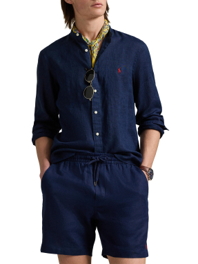 ΑΝΔΡΙΚΟ ΛΙΝΟ ΠΟΥΚΑΜΙΣΟ | Μπλε S