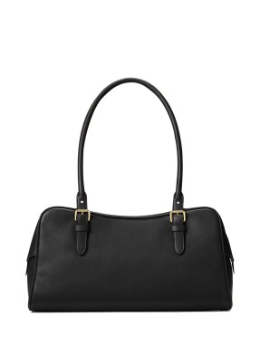 ΓΥΝΑΙΚΕΙΑ ΔΕΡΜΑΤΙΝΗ ΤΣΑΝΤΑ ΩΜΟΥ MARCY SATCHEL LARGE | Μαύρο