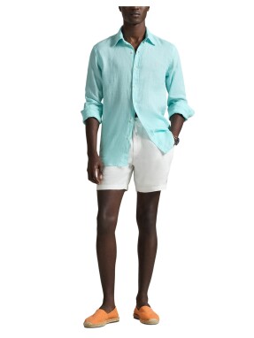 ΑΝΔΡΙΚΟ ΛΙΝΟ ΠΟΥΚΑΜΙΣΟ | Τυρκουάζ XXL