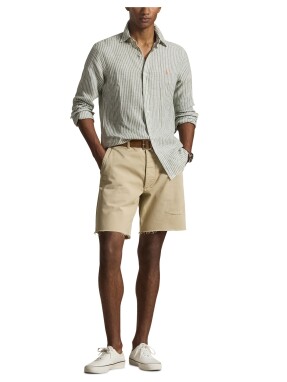 ΑΝΔΡΙΚΟ ΛΙΝΟ ΠΟΥΚΑΜΙΣΟ | Ριγέ  XL