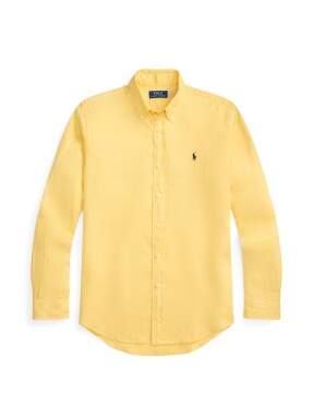 ΑΝΔΡΙΚΟ ΛΙΝΟ ΠΟΥΚΑΜΙΣΟ | Κίτρινο XXL