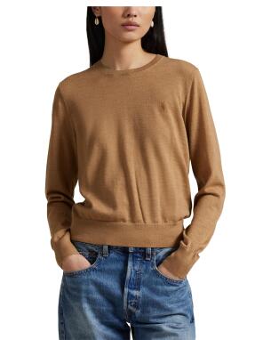 ΓΥΝΑΙΚΕΙΟ ΜΑΛΛΙΝΟ ΠΟΥΛΟΒΕΡ | Μπεζ L