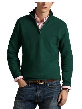 ΑΝΔΡΙΚΟ ΠΟΥΛΟΒΕΡ HALF-ZIP | Πράσινο M