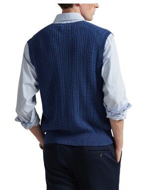 ΑΝΔΡΙΚΟ ΑΜΑΝΙΚΟ ΠΟΥΛΟΒΕΡ | Μπλε Σκούρο M